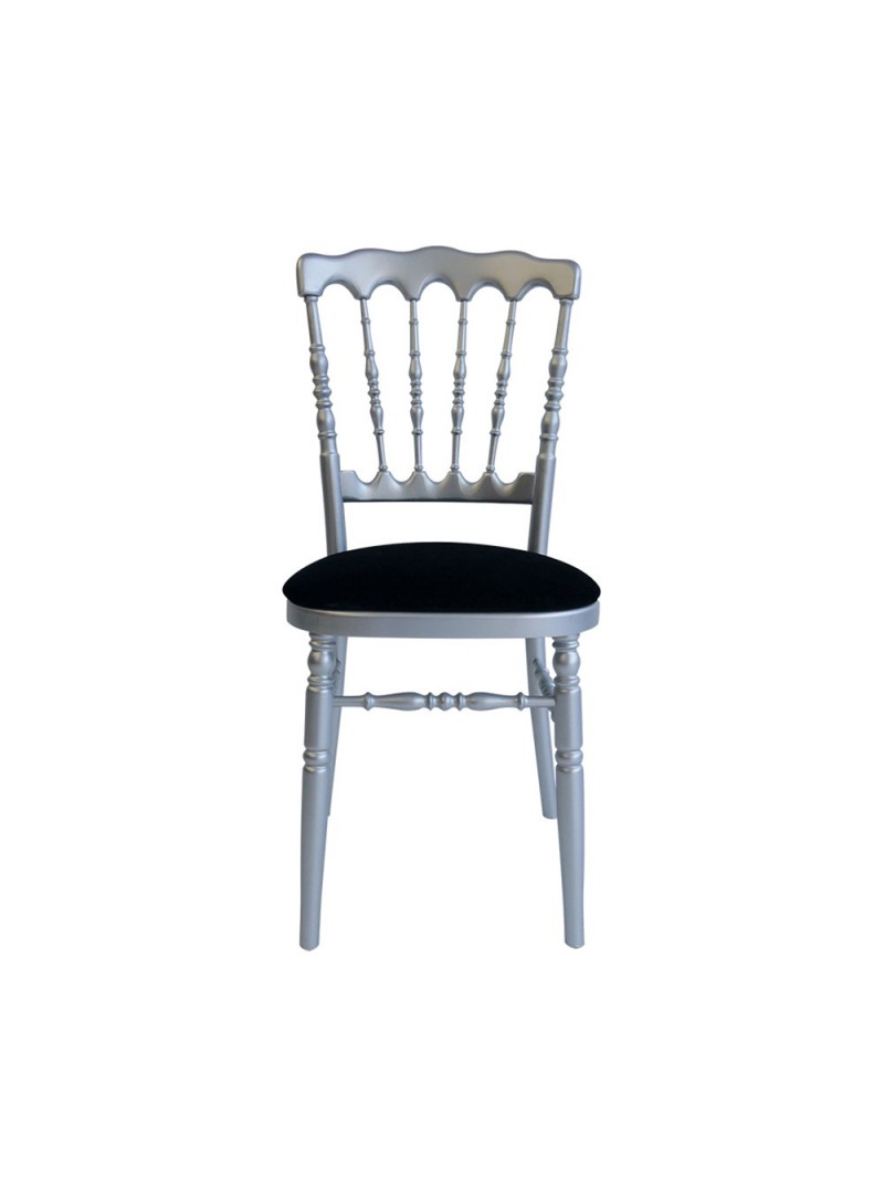 Chaise empilable gamme 'NAPOLEON' noire - RETIF