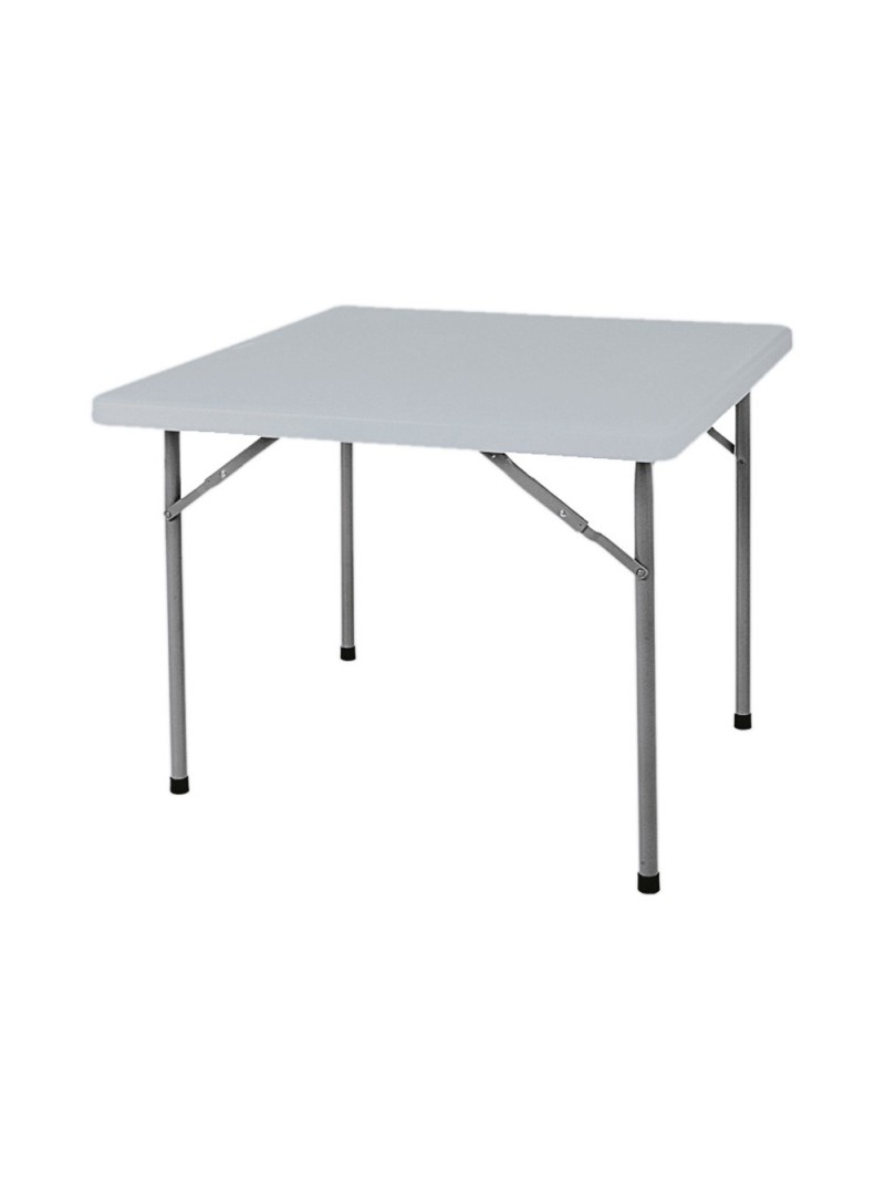 Table table pliante carrée en polyéthylène haute densité, 87X87 cm - VIF  Furniture