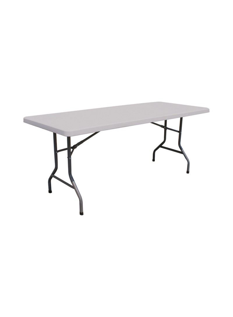 Table pliante rectangle - Piétement latéral - L 120 cm 