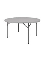 Table pliante ronde en polyéthylène haute densité, diamètre 180 cm – VIF  Furniture