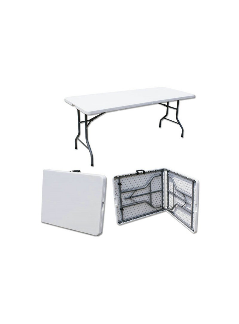 Table pliante rectangle 4 personnes. Table pliante en malette