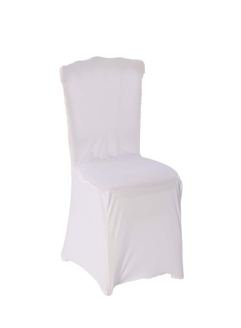 Housse chaise UNIVERSELLE extensible 190gr blanc – VIF Furniture