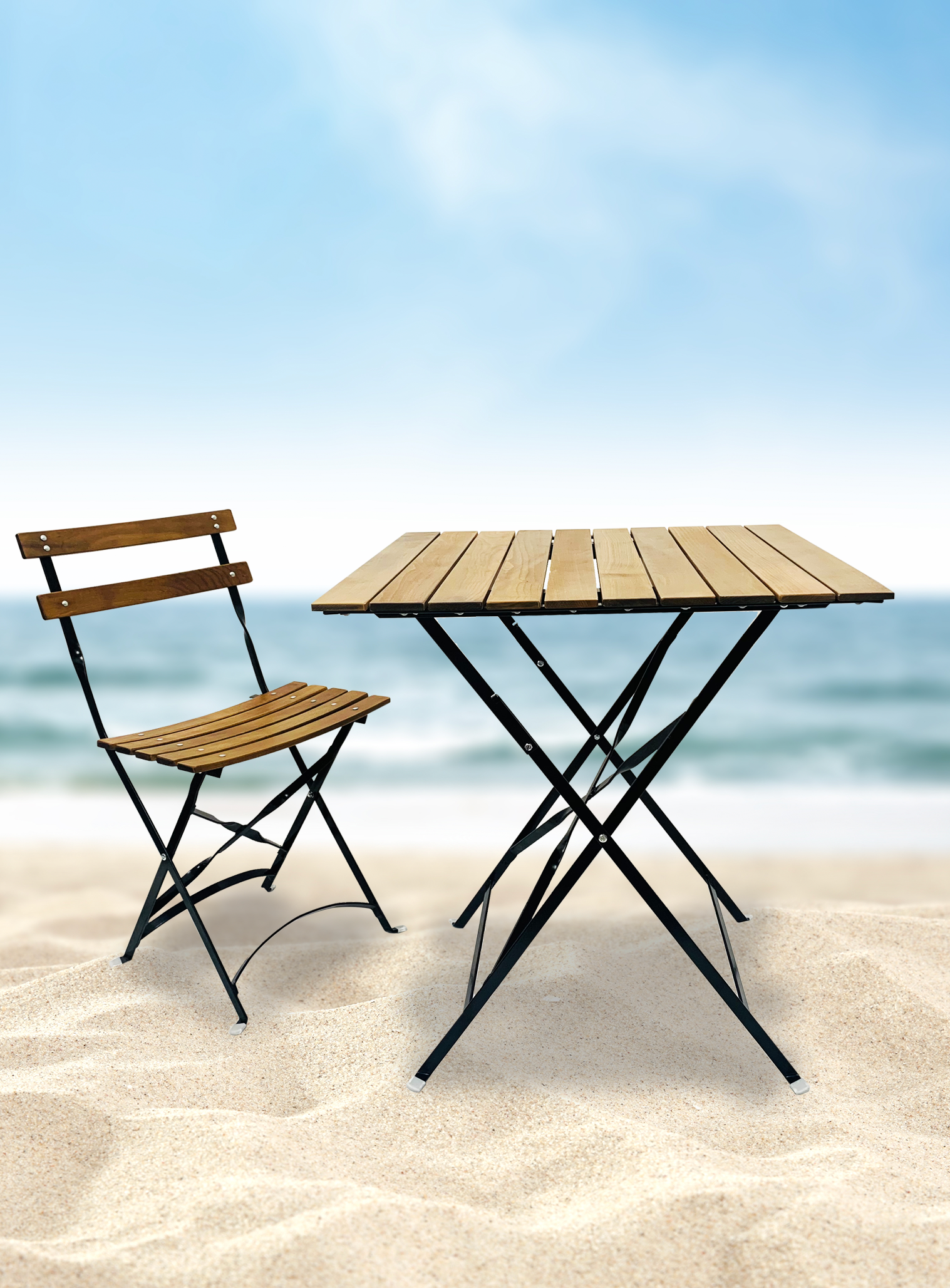 CHAISE + TABLE